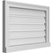 Ekena Millwork Vertical Surface Mount PVC Gable Vent: Functional, w/ 2"W x 2"P Brickmould Sill Frame, 26"W x 18"H GVPVE26X1803SF - alternate 5